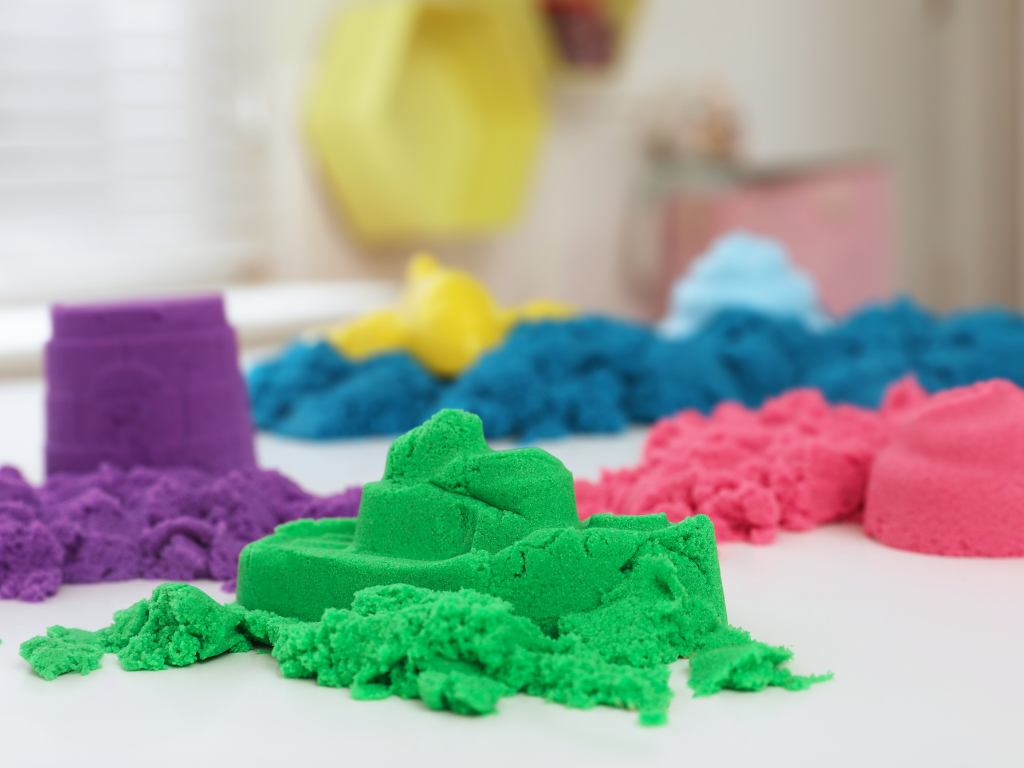Custom kinetic sand toys